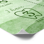 Little Sunshine 1. Geburtstag Milestone Poster (Ecke)