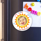 Little Sunshine Baby Foto Keepake Kitchen Office Magnet