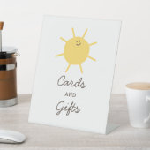 Little Sunshine Baby Shower Cards und Geschenke Un Sockelschild (In SItu)