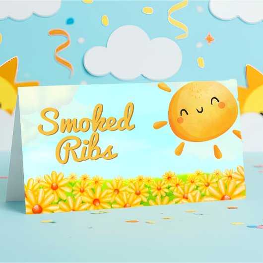 Little Sunshine - Baby Showfood Label