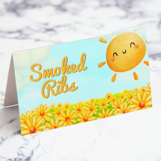 Little Sunshine - Baby Showfood Label