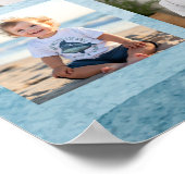 Little Sunshine Birthday Foto Milestone Poster (Ecke)