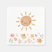 Little Sunshine Birthday Serviette (Vorderseite)