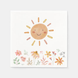 Little Sunshine Birthday Serviette