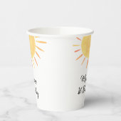 Little Sunshine Boho Birthday Pappbecher (Links)