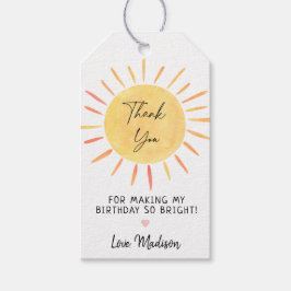 Little Sunshine Boho Birthday Vielen Dank Geschenkanhänger