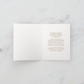 Little Sunshine Boho Gender Neutral Baby Dusche Dankeskarte (Innenseite)