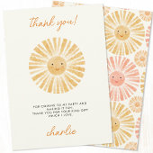 Little Sunshine Dankeschön Card Einladung