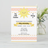 Little Sunshine - Einladung zum Geburtstag (Stehend Vorderseite)