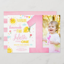 Little Sunshine Lemonade Pink Girl Lemon Geburtsta