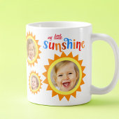 Little Sunshine Milestone Baby Foto Kaffeetasse