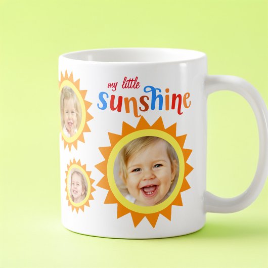 Little Sunshine Milestone Baby Foto Kaffeetasse
