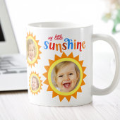 Little Sunshine Milestone Baby Foto Kaffeetasse