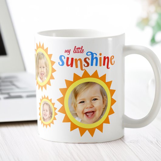 Little Sunshine Milestone Baby Foto Kaffeetasse
