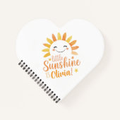 Little Sunshine Personalisiert Spiral Notebook Notizblock (Vorderseite)