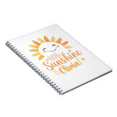 Little Sunshine Personalisiert SpiralNotebook Notizblock (Rechte Seite)