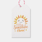 Little Sunshine Personalisierte Geschenkmarke Geschenkanhänger (Vorderseite)