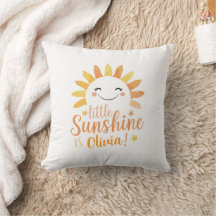 Little Sunshine" Personalisiertes Kissen