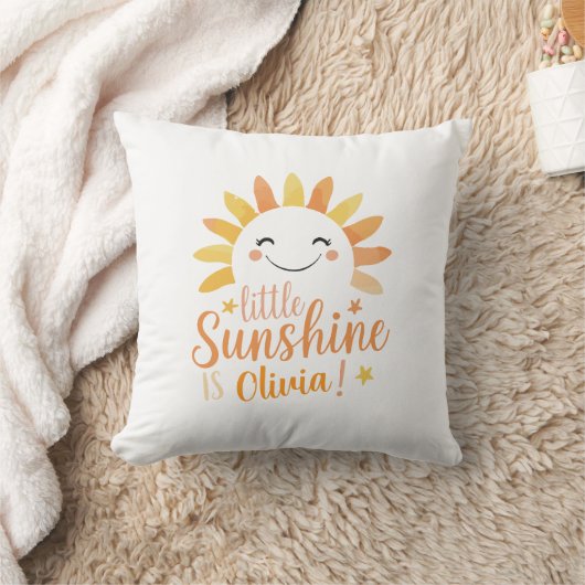 Little Sunshine" Personalisiertes Kissen (Decke)