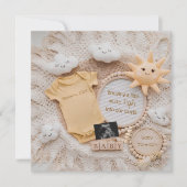 Little Sunshine pregnancy announcement card Ankündigung (Vorderseite)