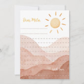 Little Sunshine Time Capsule Note Card Dankeskarte (Vorderseite)