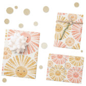 Little Sunshine Watercolor Muster Geschenkpapier Set