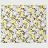 Little Sunshine Yellow Character Pattern Geschenkpapier (Flach)