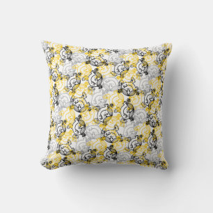 Little Sunshine Yellow Character Pattern Kissen