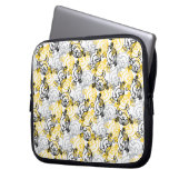 Little Sunshine Yellow Character Pattern Laptopschutzhülle (Vorderseite Links)