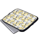 Little Sunshine Yellow Character Pattern Laptopschutzhülle (Vorne Knopf)