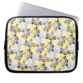 Little Sunshine Yellow Character Pattern Laptopschutzhülle (Vorderseite)