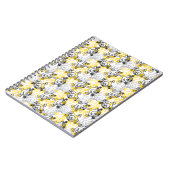 Little Sunshine Yellow Character Pattern Notizblock (Linke Seite)