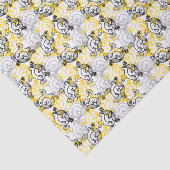 Little Sunshine Yellow Character Pattern Seidenpapier (Ausschnitt)