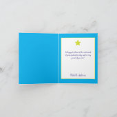 Little Superstar Abschluss Card Dankeskarte (Innenseite)