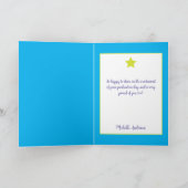 Little Superstar Abschluss Card Dankeskarte (Innenseite)