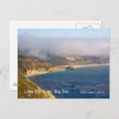 Little Sur River, Big Sur, Kalifornien Postkarte (Vorne/Hinten)