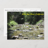 Little Sur River Postkarte (Vorne/Hinten)