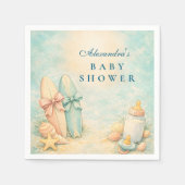 Little Surfer Baby Shower Serviette (Vorderseite)