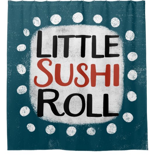 Little Sushi Roll Duschvorhang (Vorderseite)