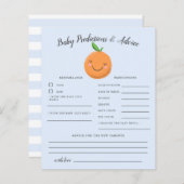 Little Süsse Blue Baby Predictions & Advice Card (Vorne/Hinten)