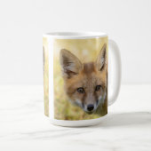 Little Süsse Fox Portrait Kaffeetasse (VorderseiteRechts)