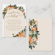 Little Süsse Orange grenery boho Baby Shower Buch