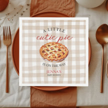 Little Süsse Pie Baby Shower Gingham Fall