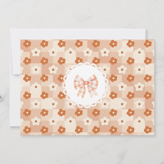 Little Süsse Pie Birthday Foto Danke Karte (Rückseite)