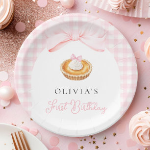 Little Süsse Pie Coquette Zum Geburtstag Pappteller