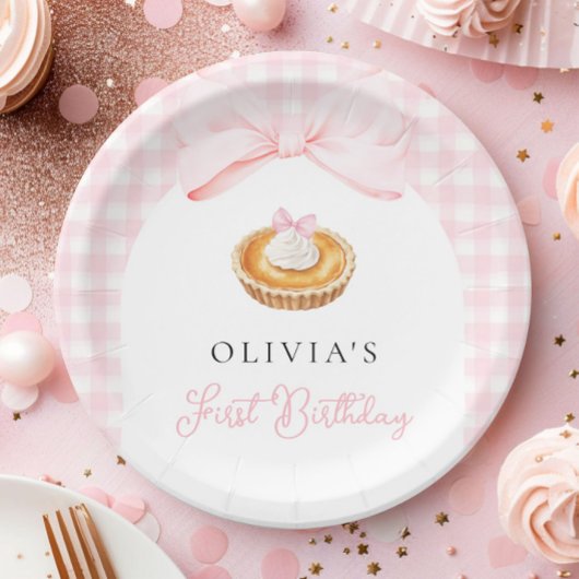 Little Süsse Pie Coquette Zum Geburtstag Pappteller
