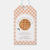 Little Süsse Pie Herbst 1. Geburtstag Geschenkanhänger (Vorderseite)
