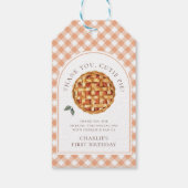 Little Süsse Pie Herbst 1. Geburtstag Geschenkanhänger (Rückseite)