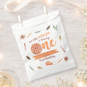 Little Süsse Pie Herbst 1. Geburtstag Geschenktütchen