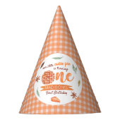 Little Süsse Pie Herbst 1. Geburtstag Partyhütchen (Vorderseite)